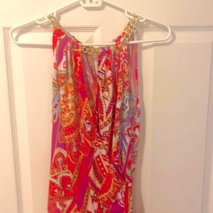 Cache brand Colorful halter neck tank